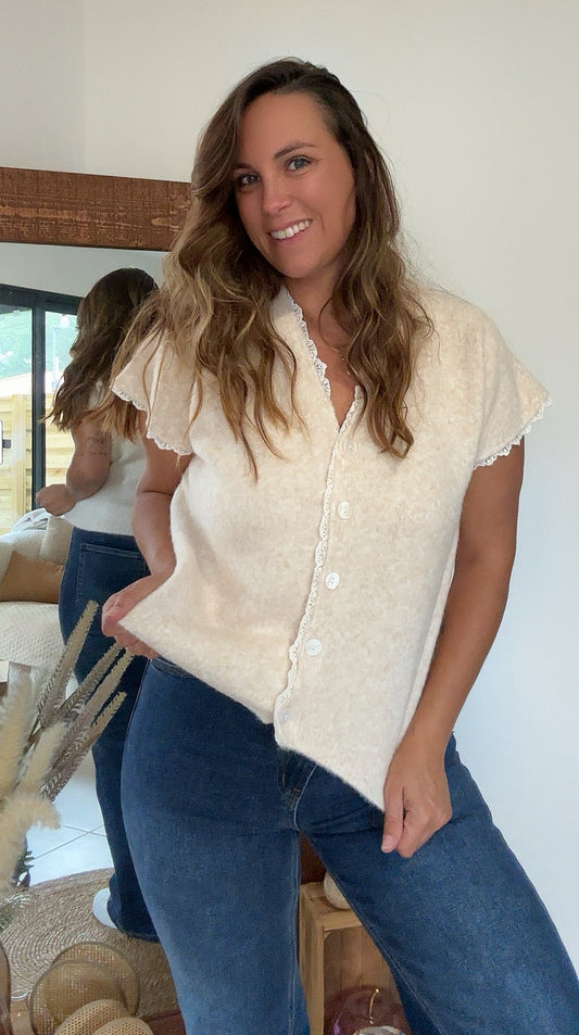 Gilet dentelle AUDE