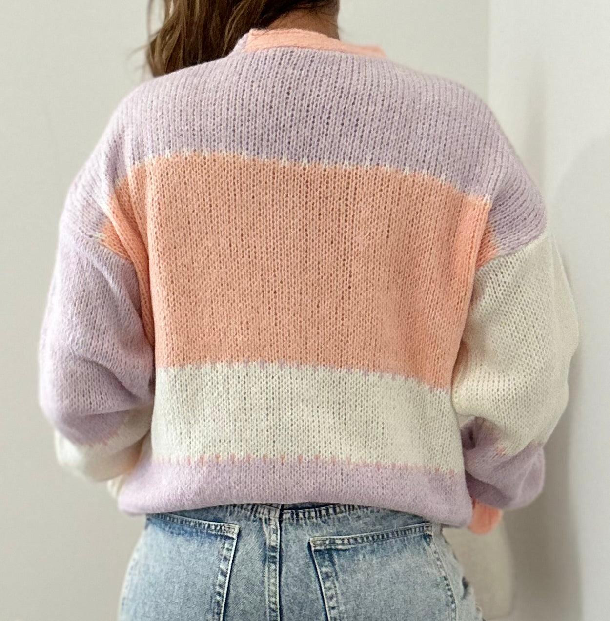 Gilet maille LOLA Saumon
