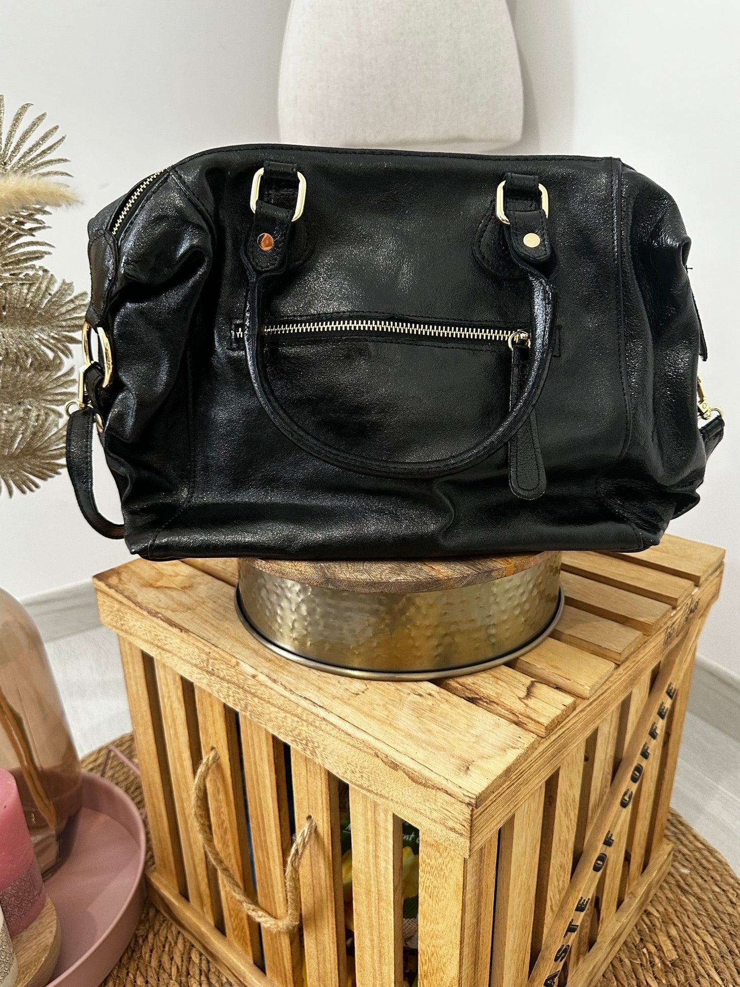Sac Cuir GABRIELLE Noir
